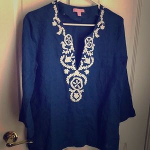 Lilly Pulitzer Linen Top